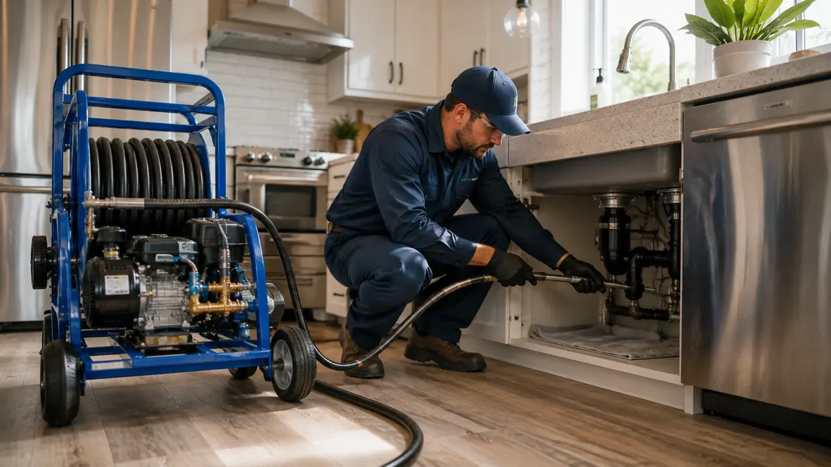 Kitchen Drain Hydro Jetting in Temecula