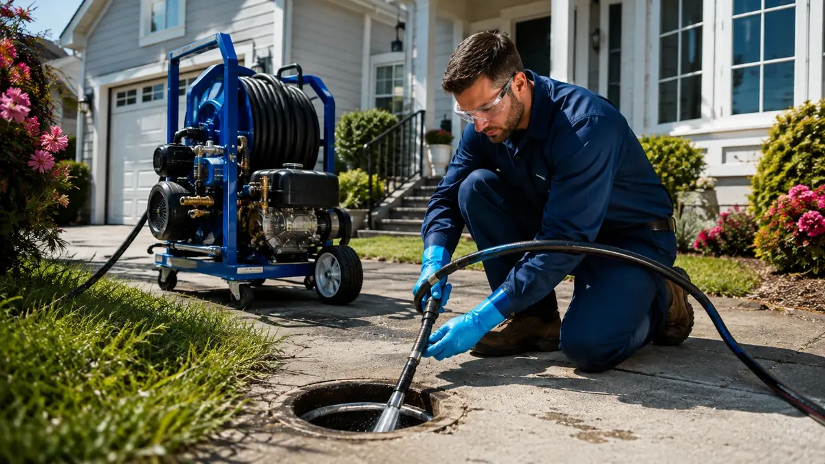 Residential Hydro Jet Drain Cleaning in Temecula